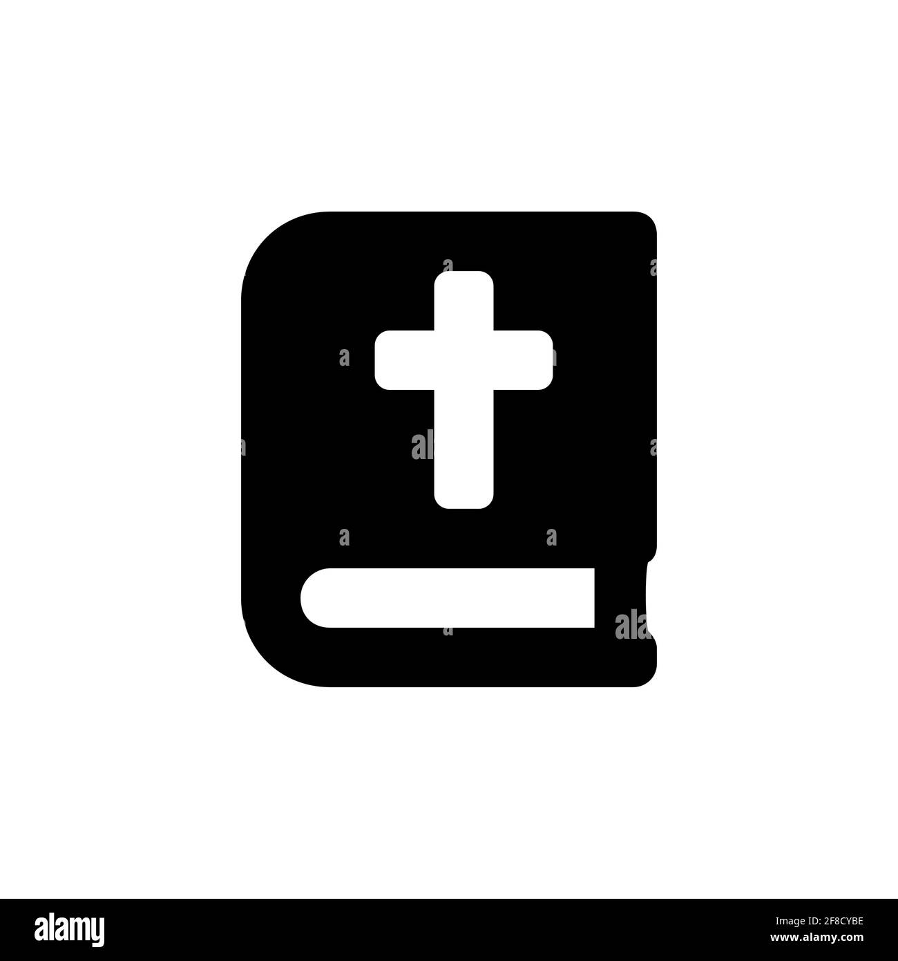 Bibelvektorsymbol. Heilige Bibel Buch Symbol isoliert Vektor Illustration EPS 10 Stock Vektor