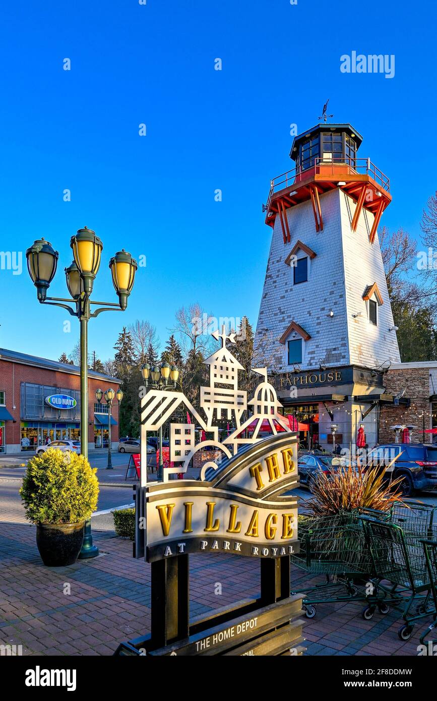 The Village, Taphouse, Restaurant, Pub, Park Royal Shopping Centre, West Vancouver, British Columbia, Kanada Stockfoto