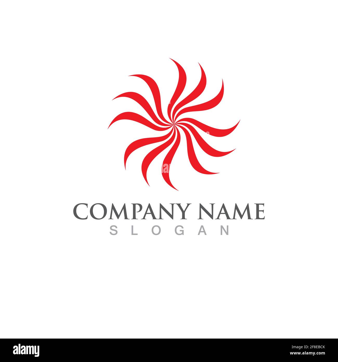 Vortex vector illustration symbol Logo Template Design Stock Vektor
