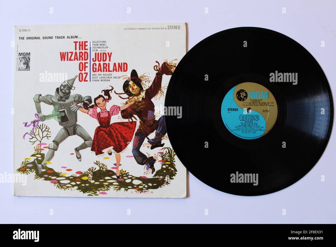 The Wizard of Oz MGM Soundtrack-Album. Der Zauberer von Oz ist ein amerikanischer musikalischer Fantasy-Film aus dem Jahr 1939, der von Metro-Goldwyn-Mayer produziert wurde. Stockfoto