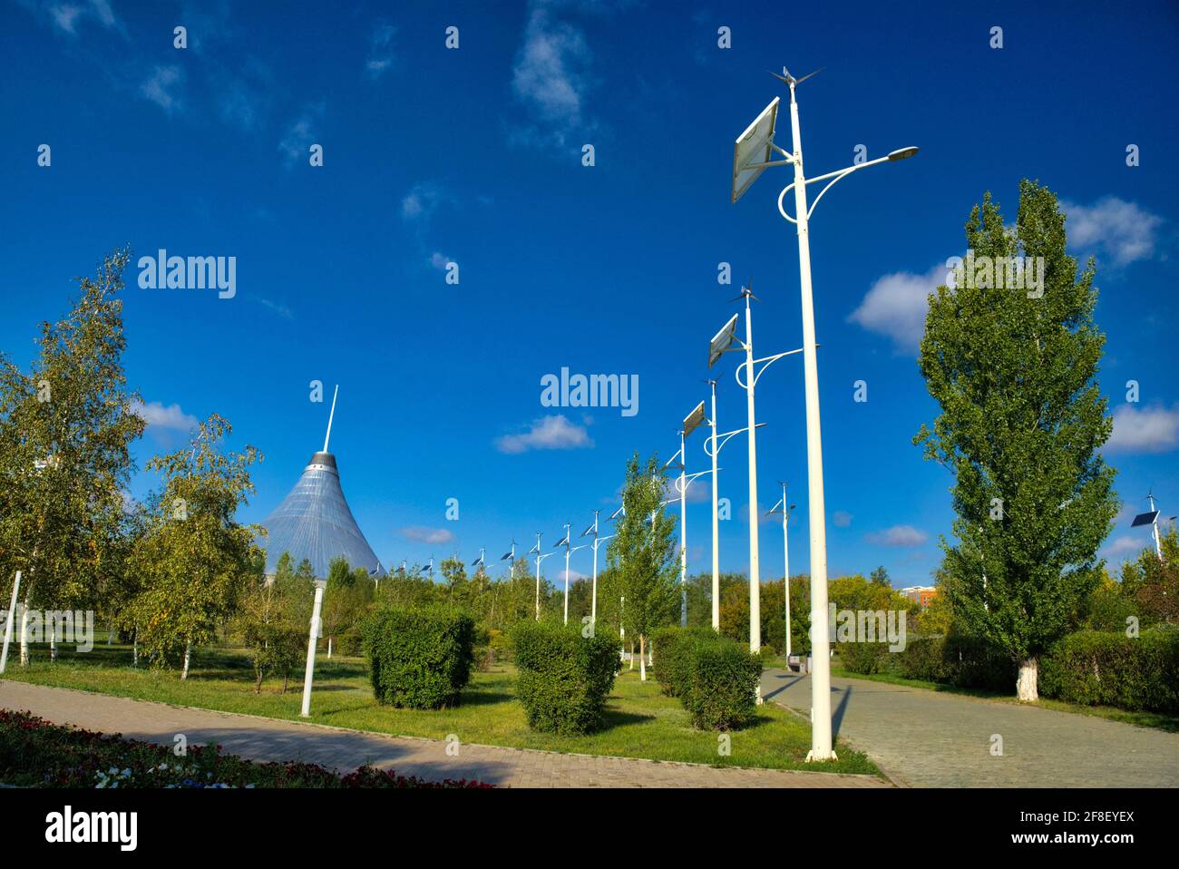 Kasachstan ist Vertragsparteien des Rahmenübereinkommens der Vereinten Nationen über Klimaänderungen (1995) und hat das Kyoto-Protokoll 2009 ratifiziert. Kasachstan hat sich zu Rot verpflichtet Stockfoto