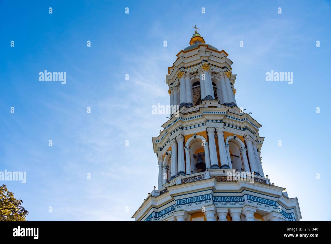 Glockenturm in Kyevsko-pecherska lavra in Kiew, Ukraine Stockfoto