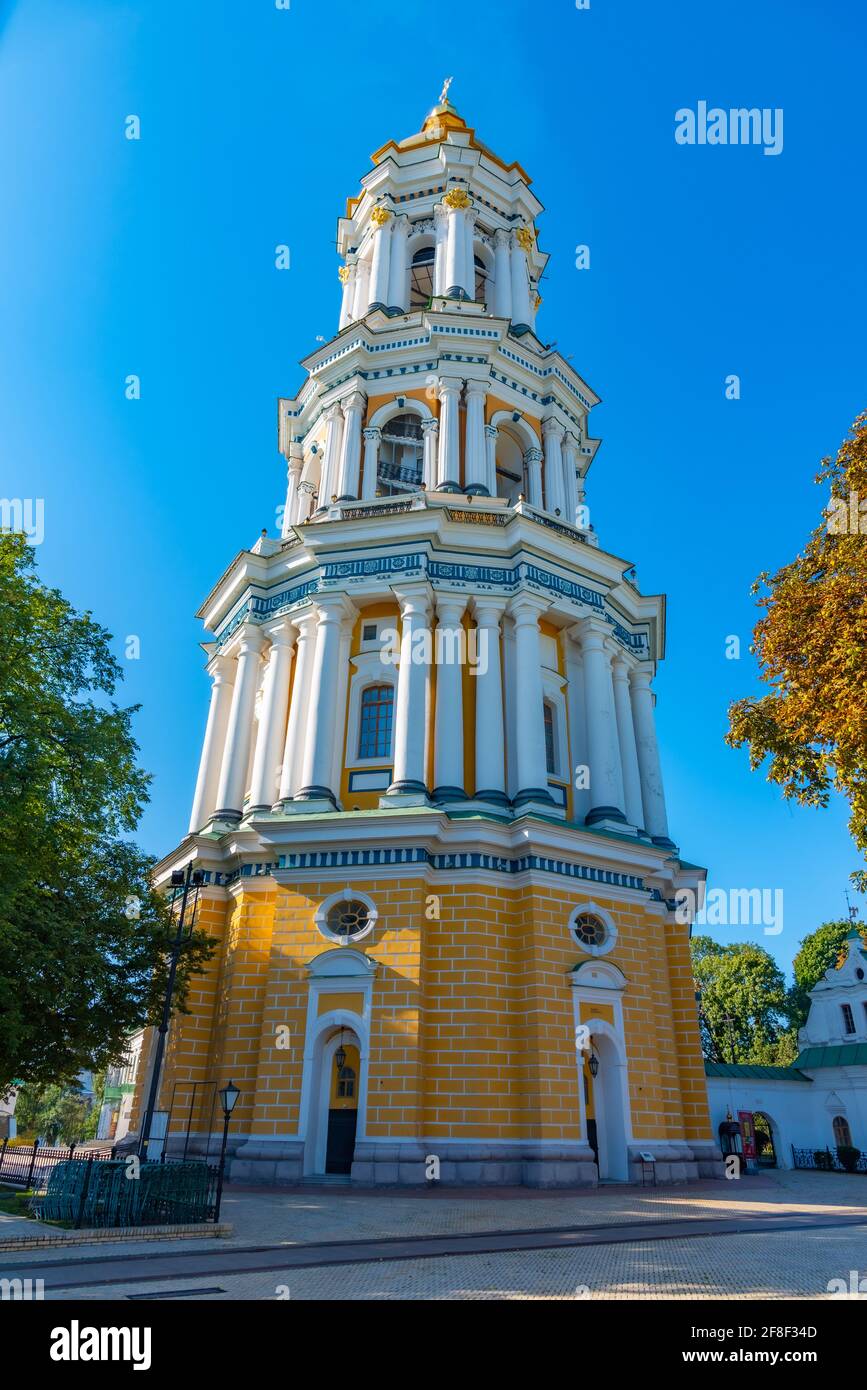 Glockenturm in Kyevsko-pecherska lavra in Kiew, Ukraine Stockfoto