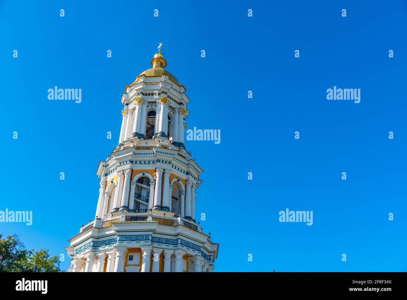 Glockenturm in Kyevsko-pecherska lavra in Kiew, Ukraine Stockfoto