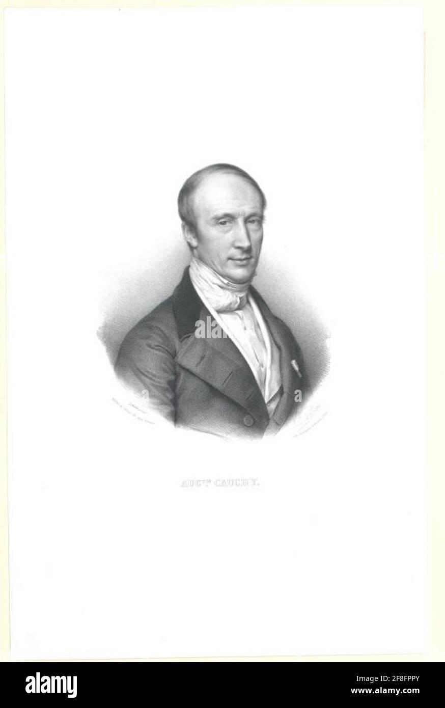 Cauchy, Augustin-Louis. Stockfoto