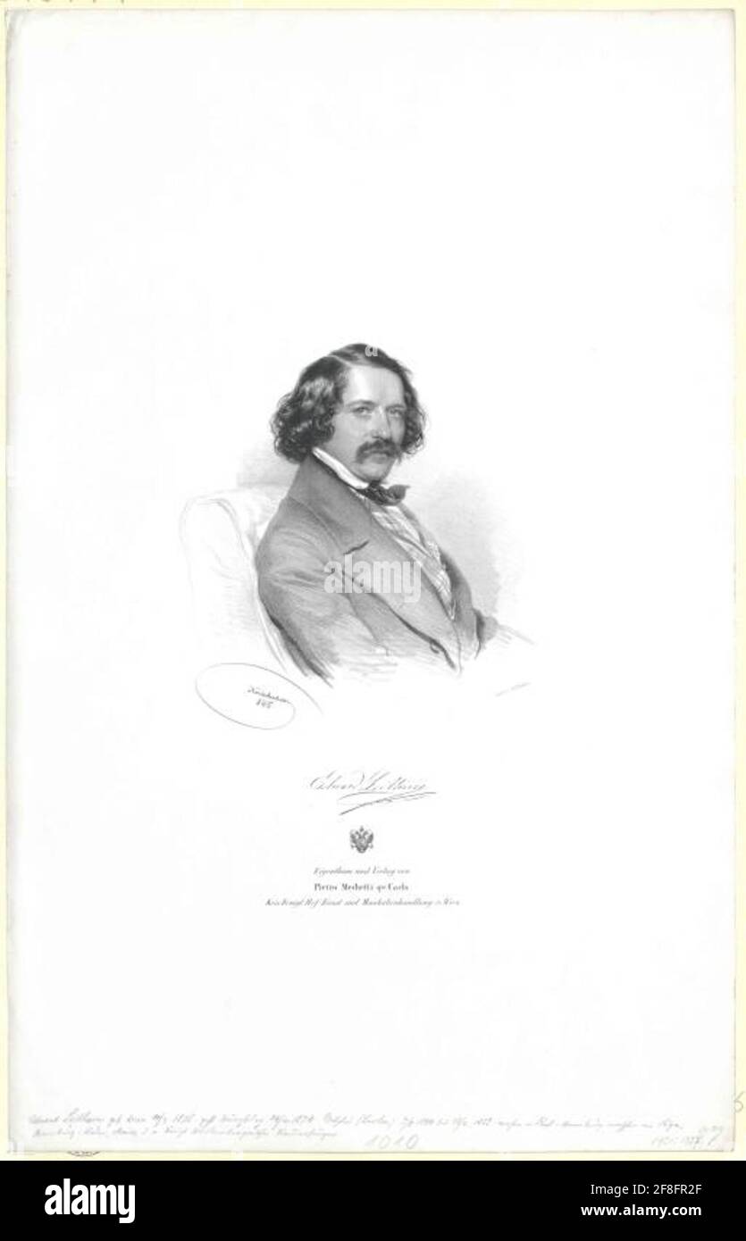 Leithner, Eduard . Stockfoto