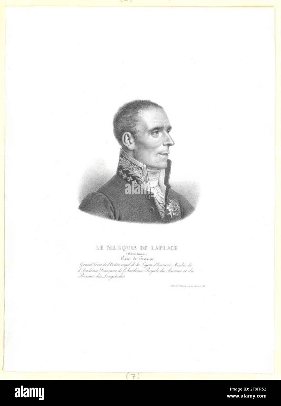 Laplace, Pierre Simon Marquis de. Stockfoto Laplace, Pierre Simon Marquis de. Stockfoto