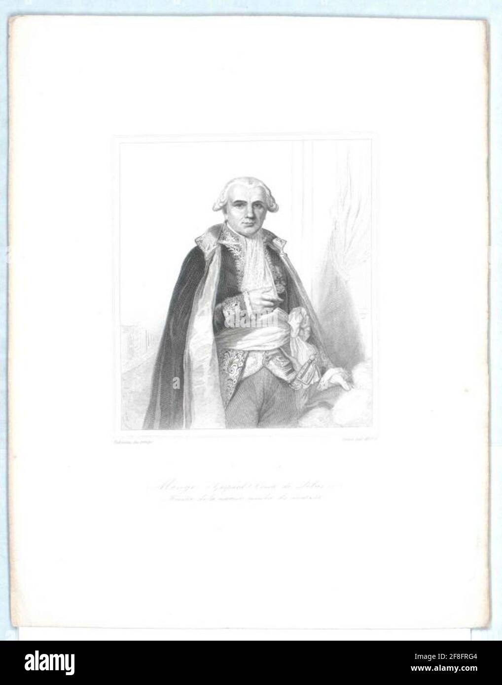Monge, comte Peluses, gaspard. Stockfoto