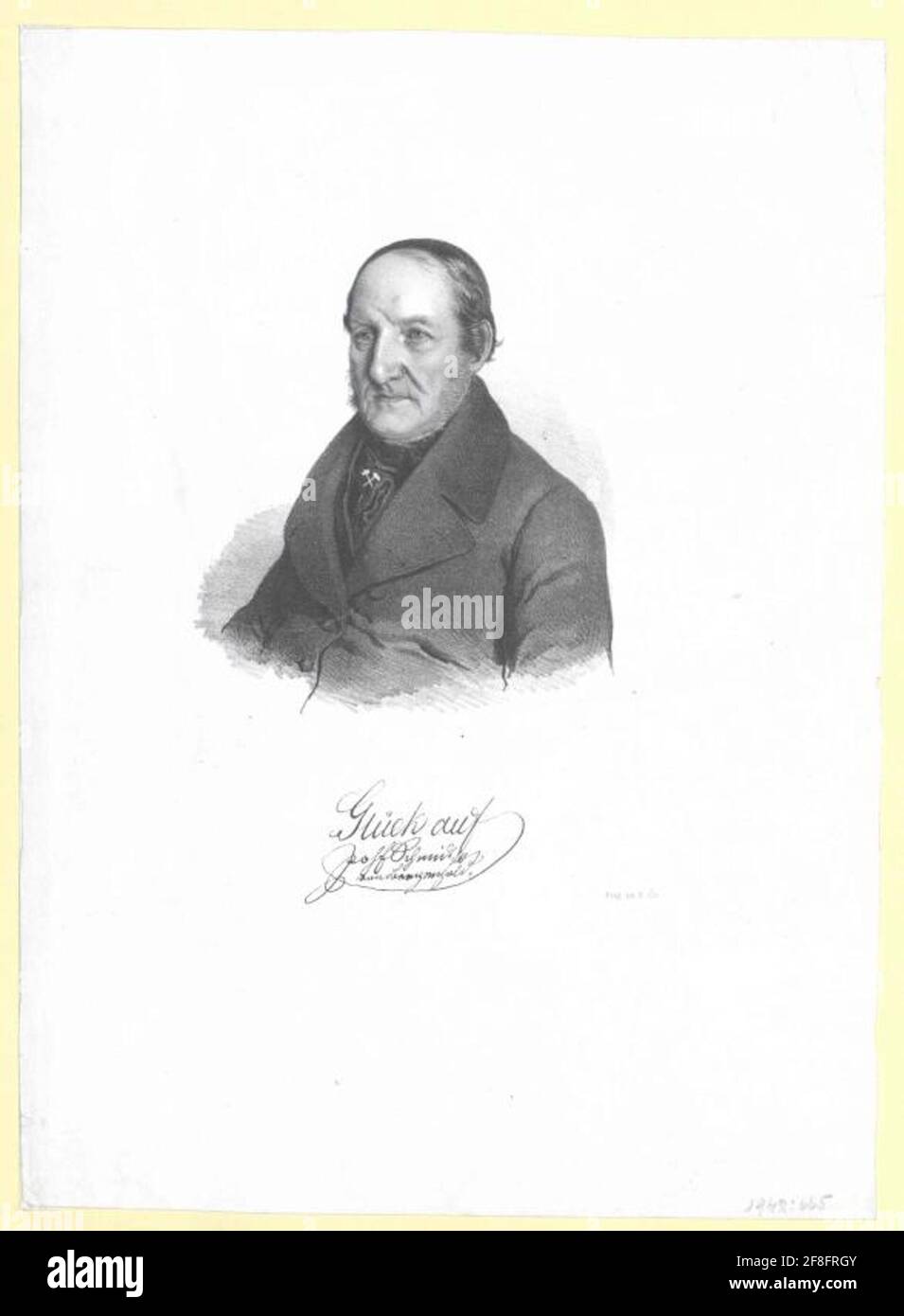 Schmid-Bergenhold, Johann Ferdinand von. Stockfoto