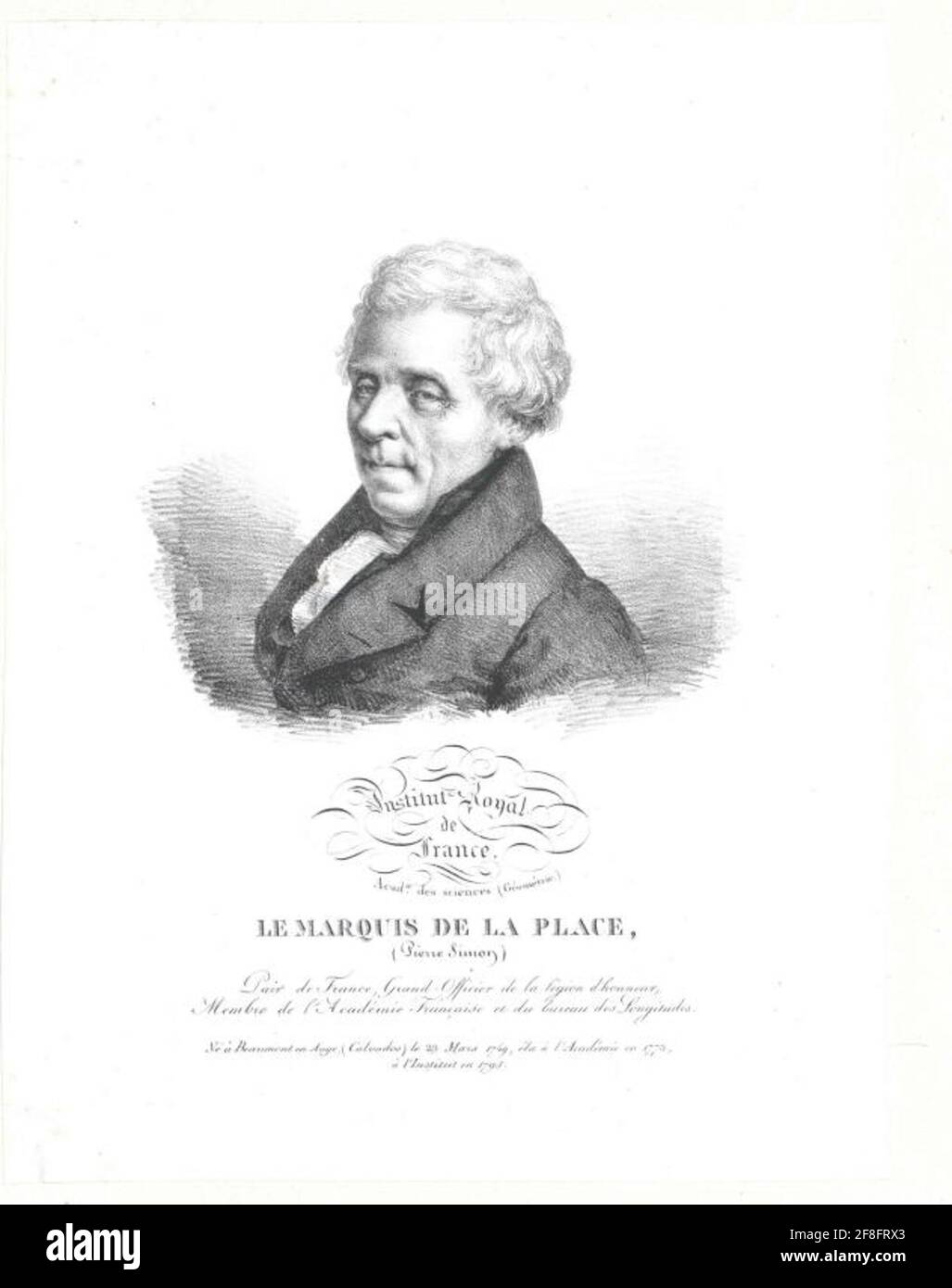 Laplace, Pierre Simon Marquis de. Stockfoto Laplace, Pierre Simon Marquis de. Stockfoto