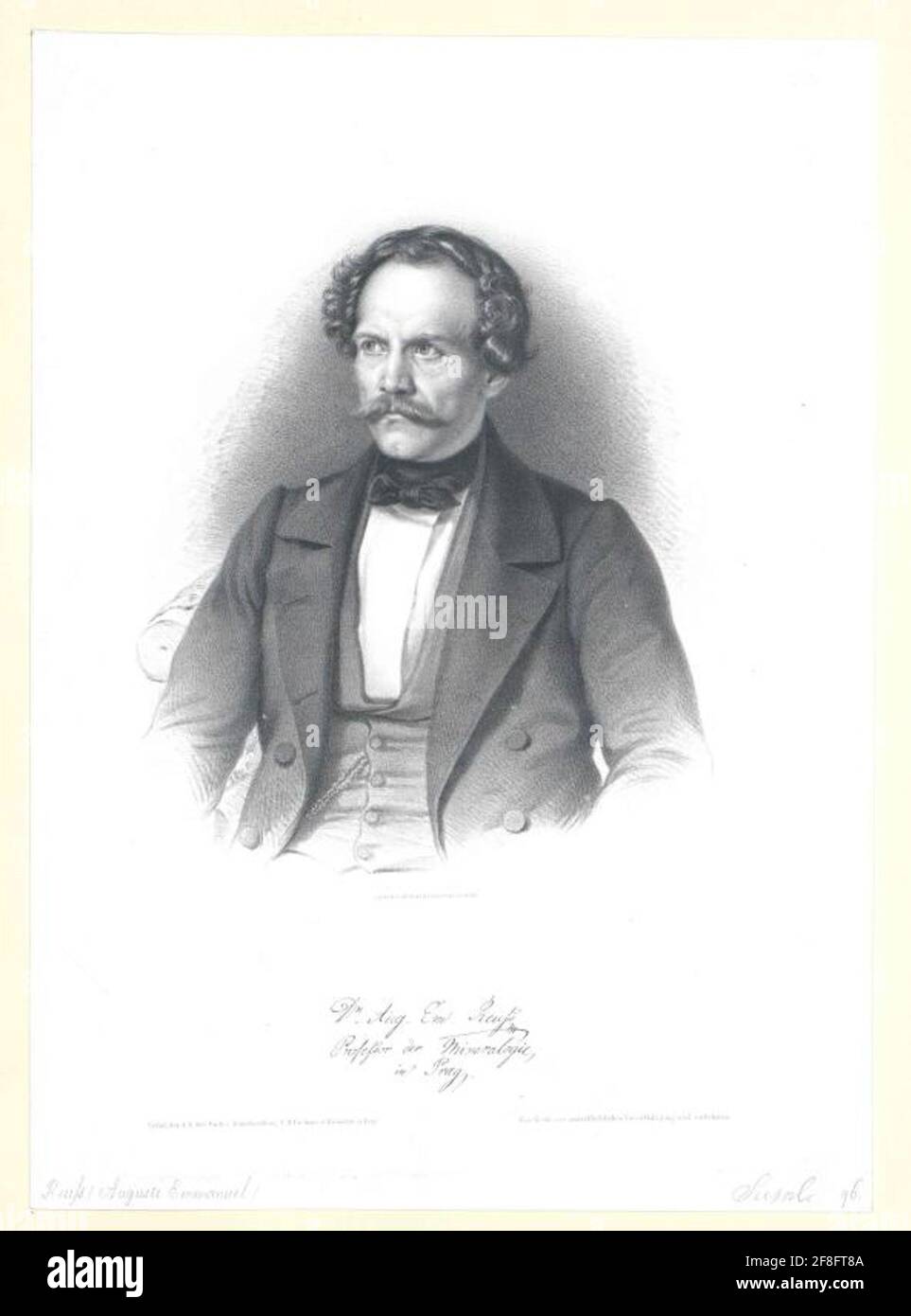 Reuss, August Emmanuel . Stockfoto