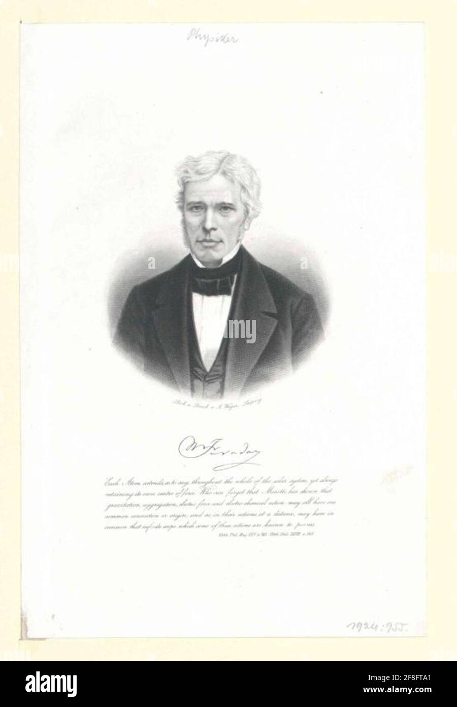 Faraday, Michael . Stockfoto