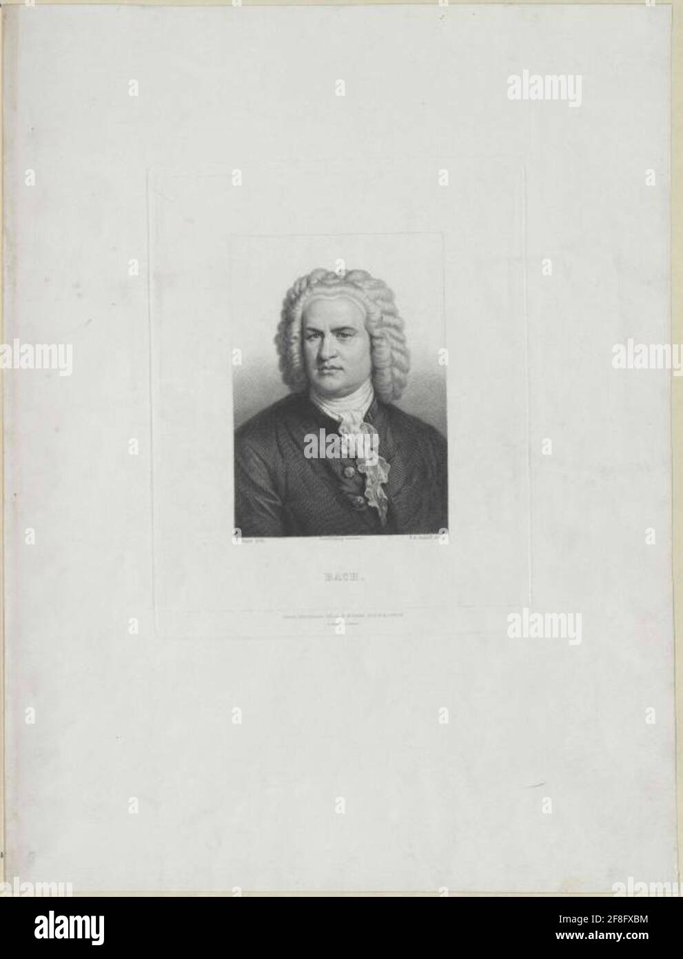 Bach, Johann Sebastian. Stockfoto
