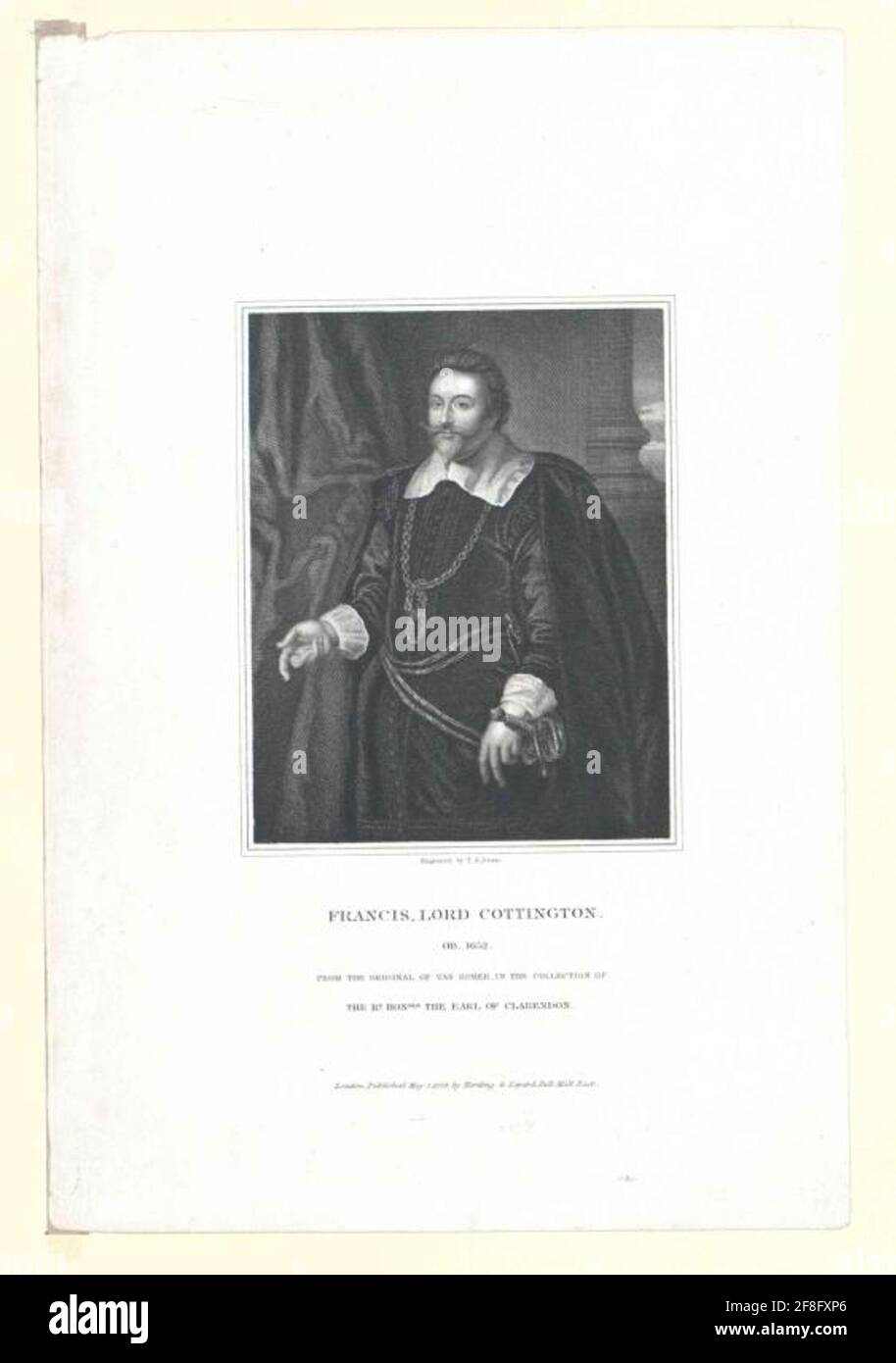 Cottington, 1. Baron Cottington, Francis . Stockfoto