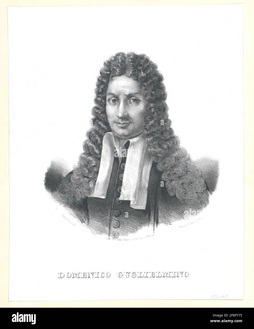 Guglielmini, Domenico. Stockfoto