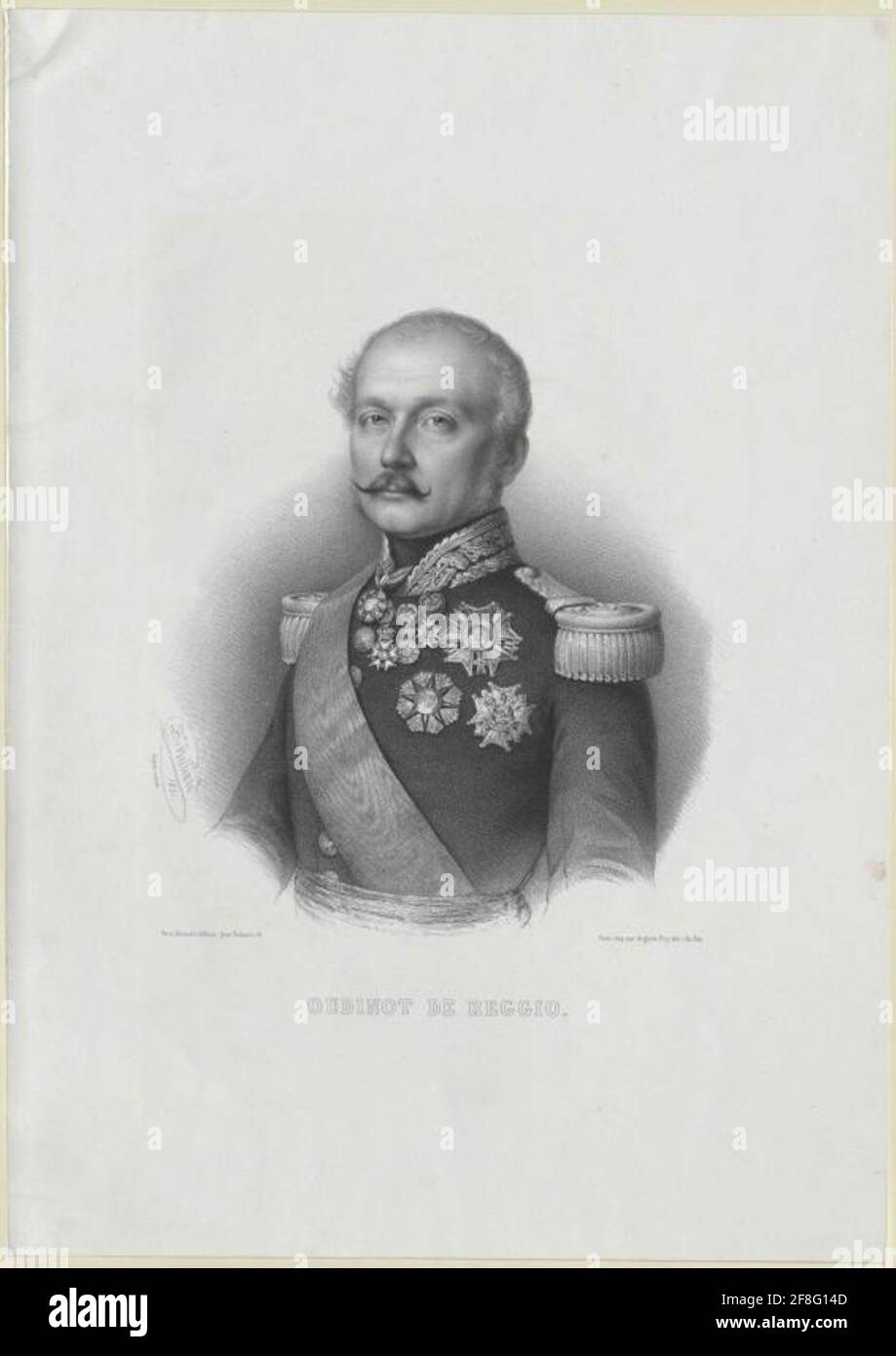 Oudinot, Nicolas Charles Victor . Stockfoto