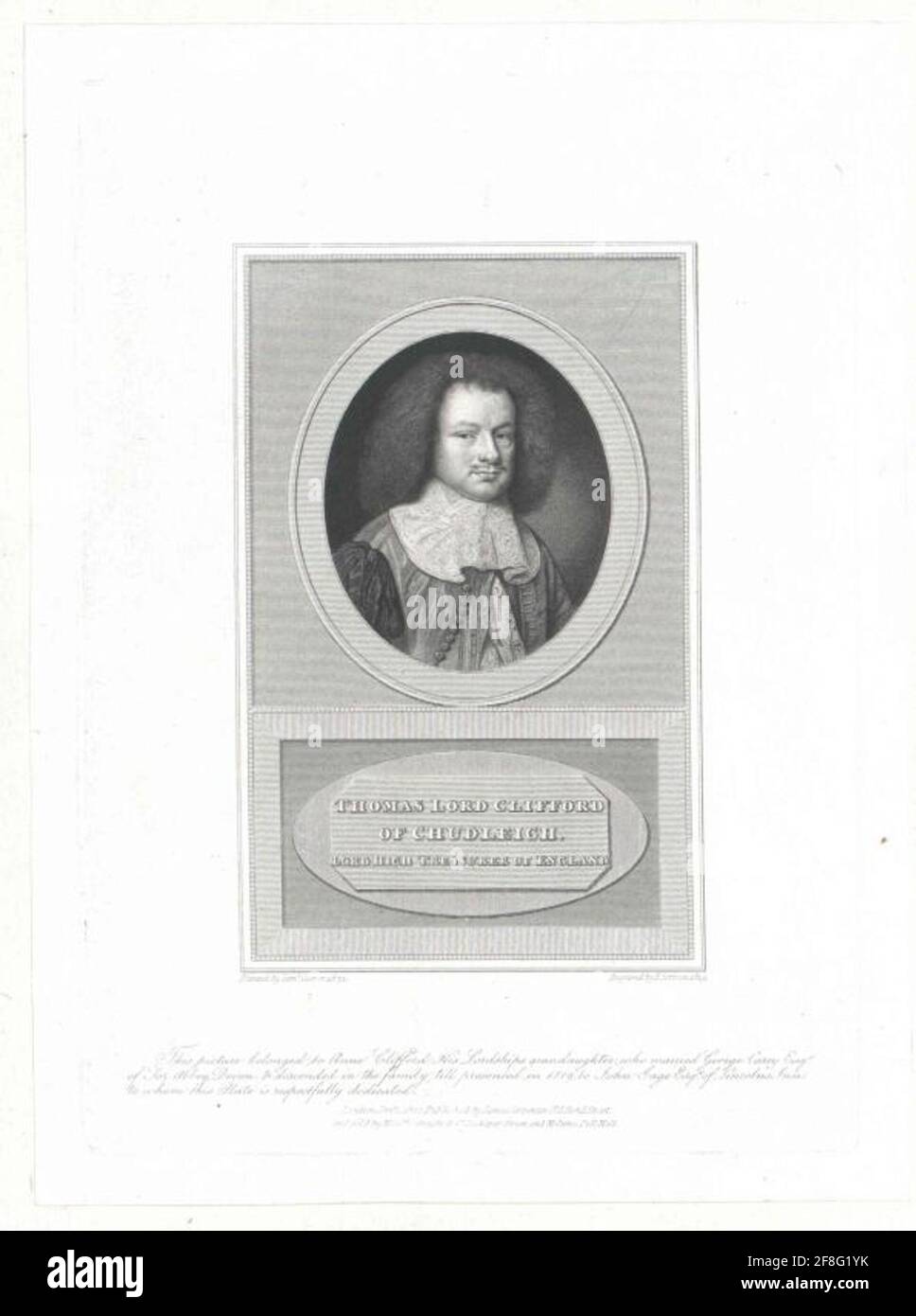 Clifford, 1. Baron of Chudleigh, Thomas . Stockfoto