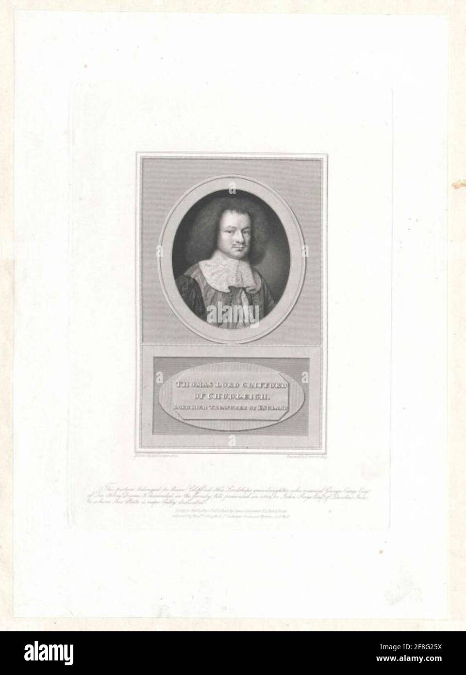 Clifford, 1. Baron of Chudleigh, Thomas . Stockfoto