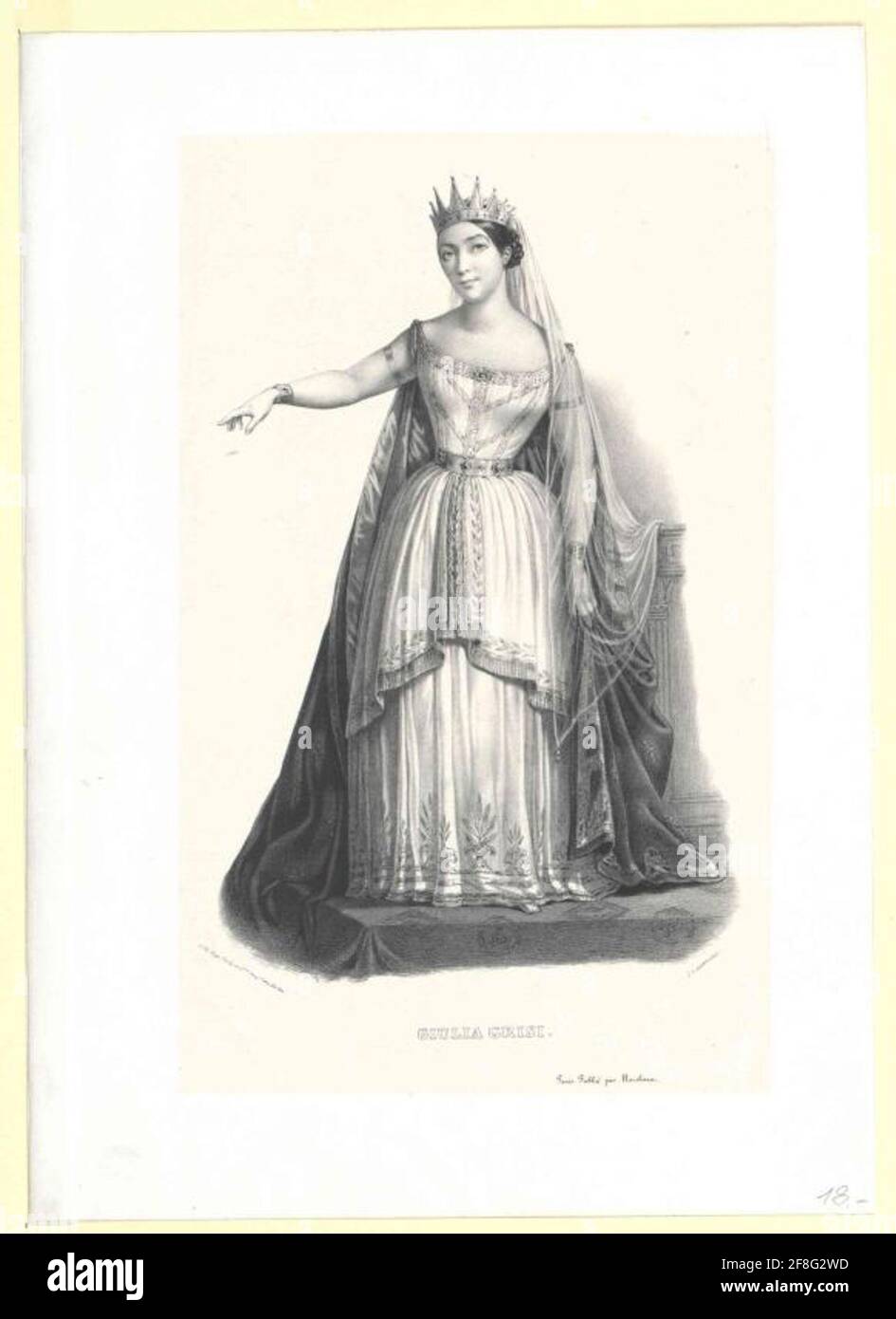 Grisi, Giulia. Stockfoto