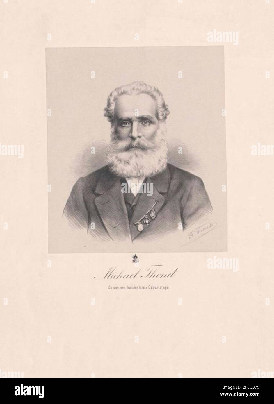 Thonet, Michael . Stockfoto