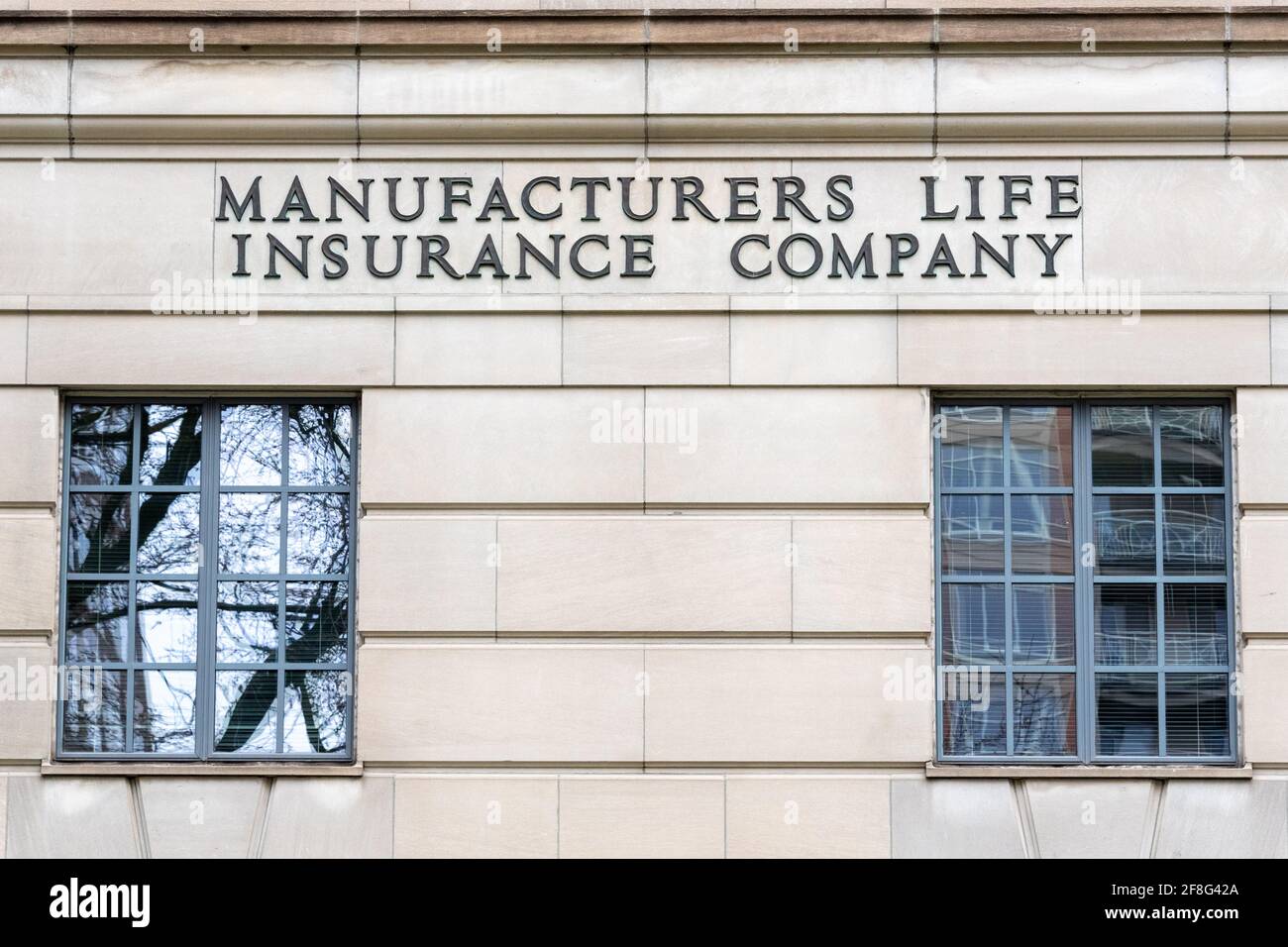 Manufacturers Life Insurance Company, Toronto, Kanada (Manulife) Stockfoto