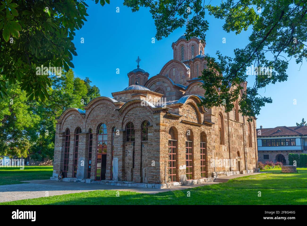 Kloster Gracanica in der Nähe von Prishtina, Kosovo Stockfoto