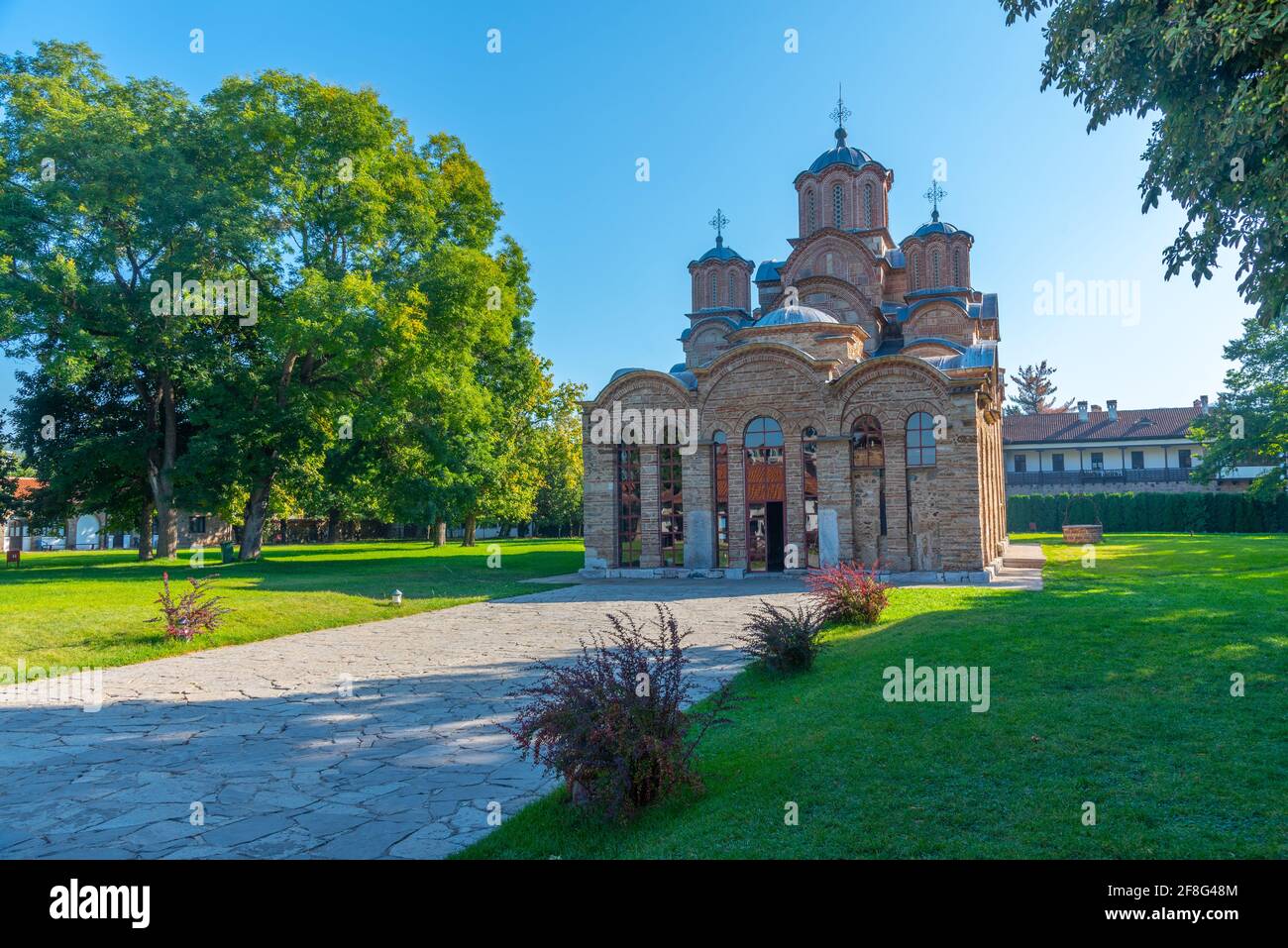 Kloster Gracanica in der Nähe von Prishtina, Kosovo Stockfoto