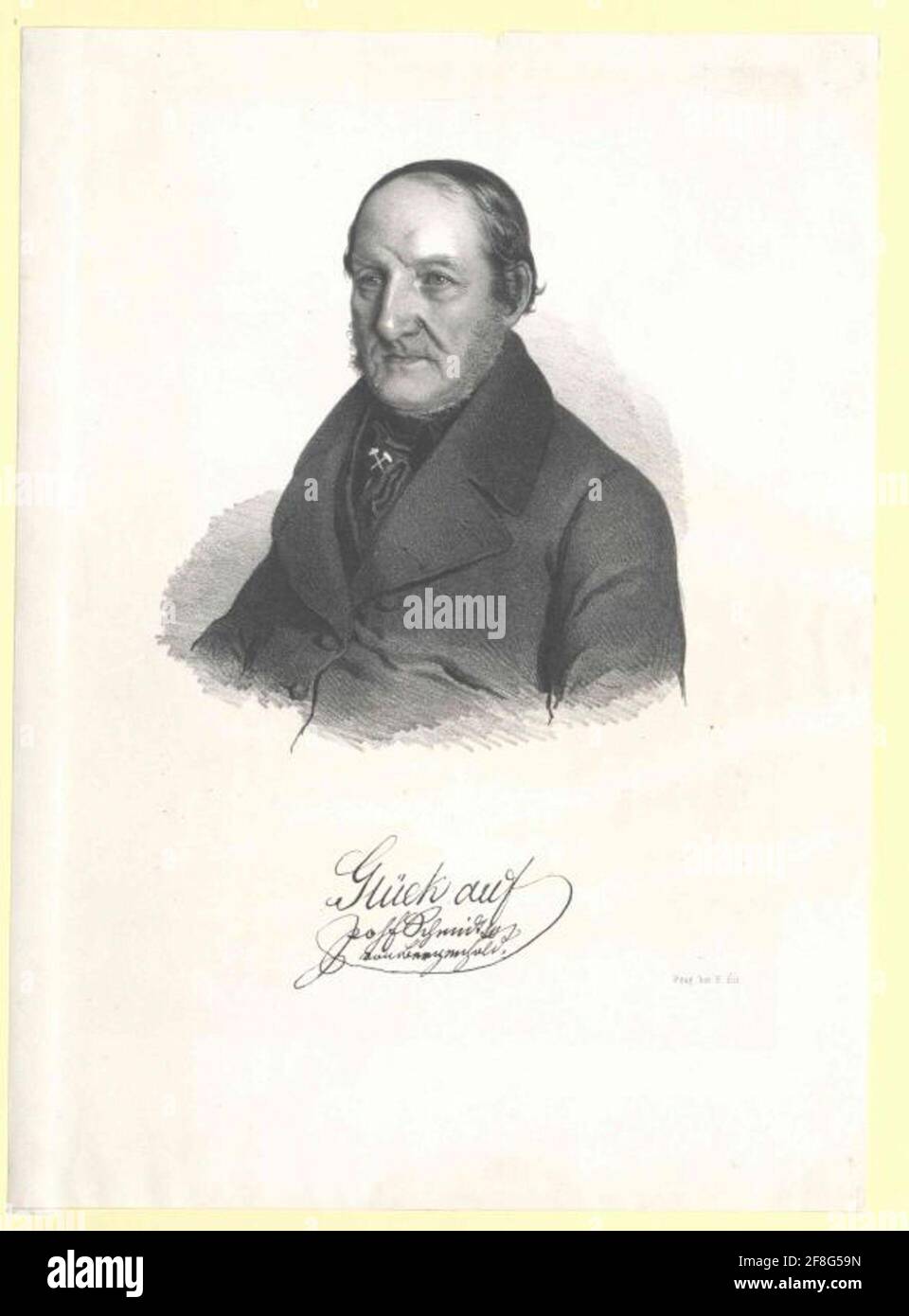 Schmid-Bergenhold, Johann Ferdinand von. Stockfoto
