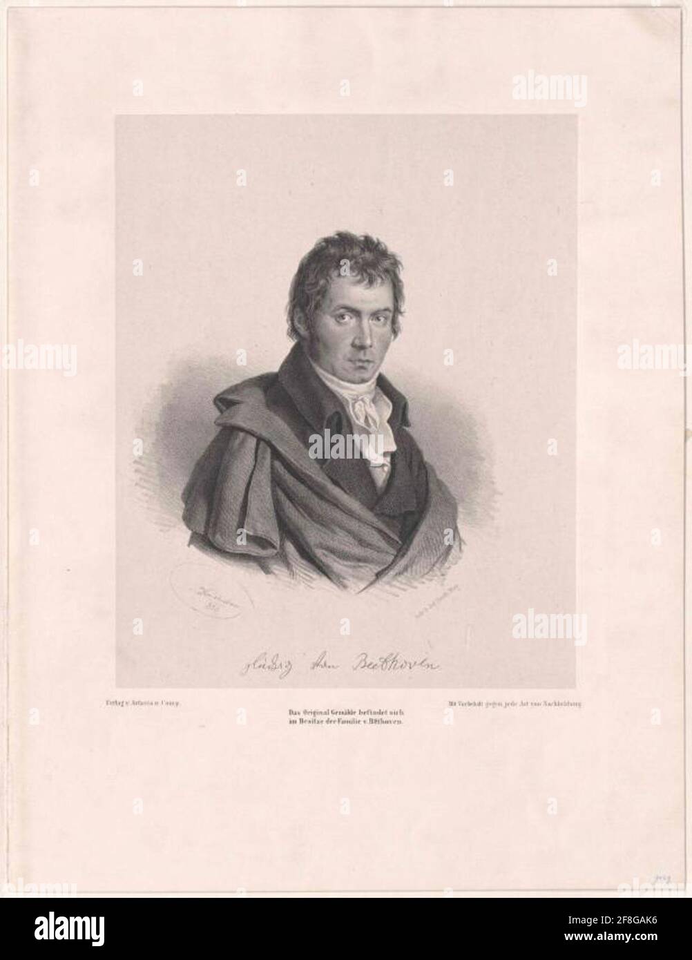 Beethoven, Ludwig aus. Stockfoto