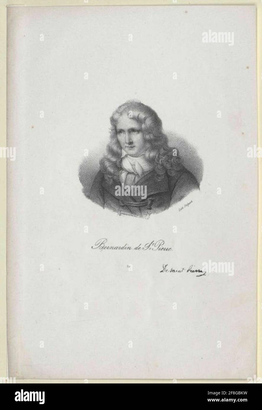 Saint-Pierre, Jacques Henri Bernardin de Stecher: Delpech, François Séraphin Stockfoto