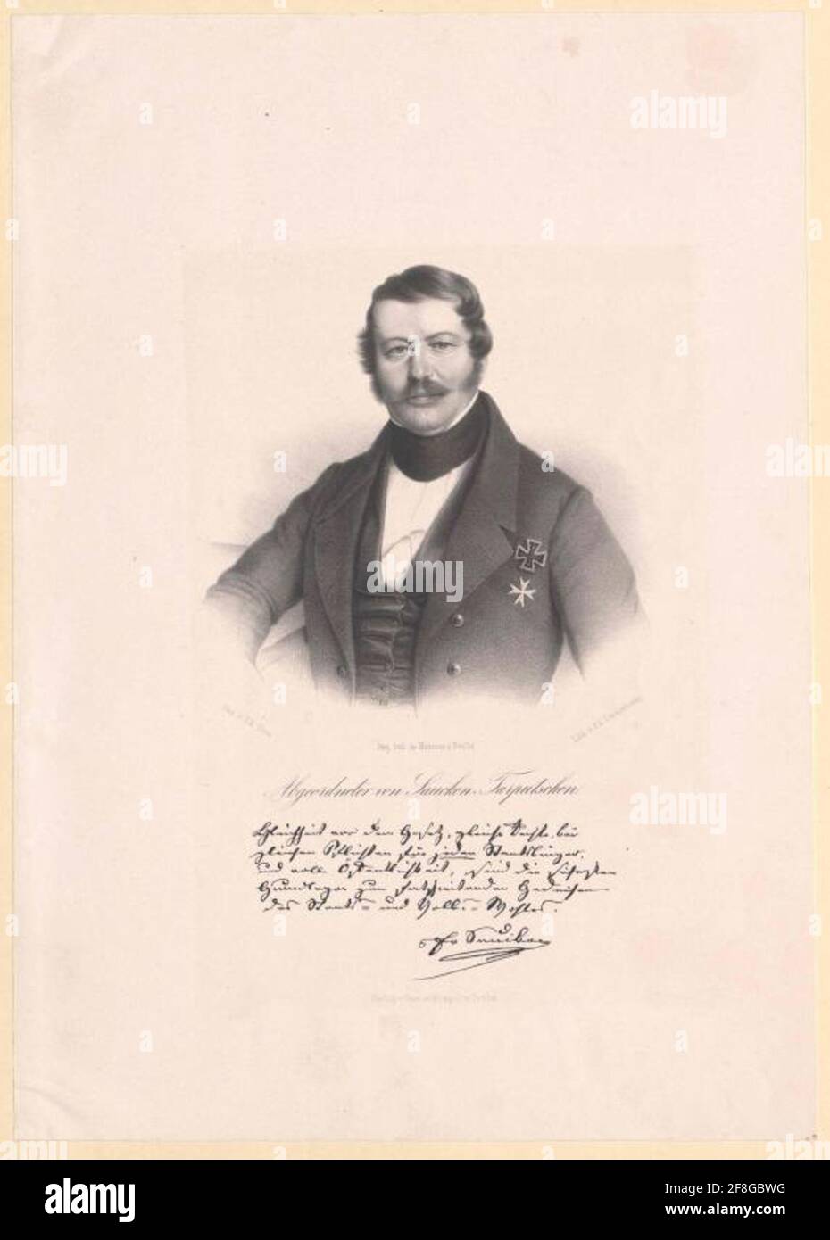 Supan kratzen, ernst von. Stockfoto