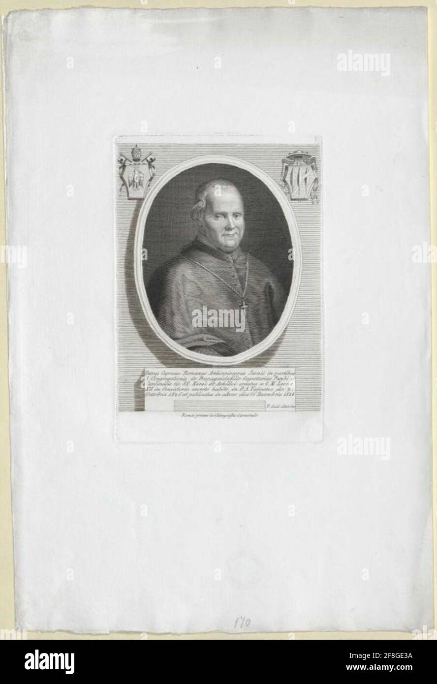 Caprano, Pietro. Stockfoto