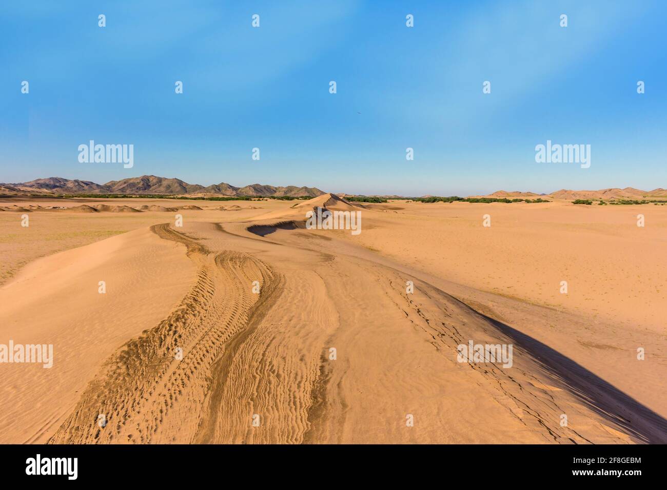 wüstenlandschaft saudi-arabiens Stockfoto