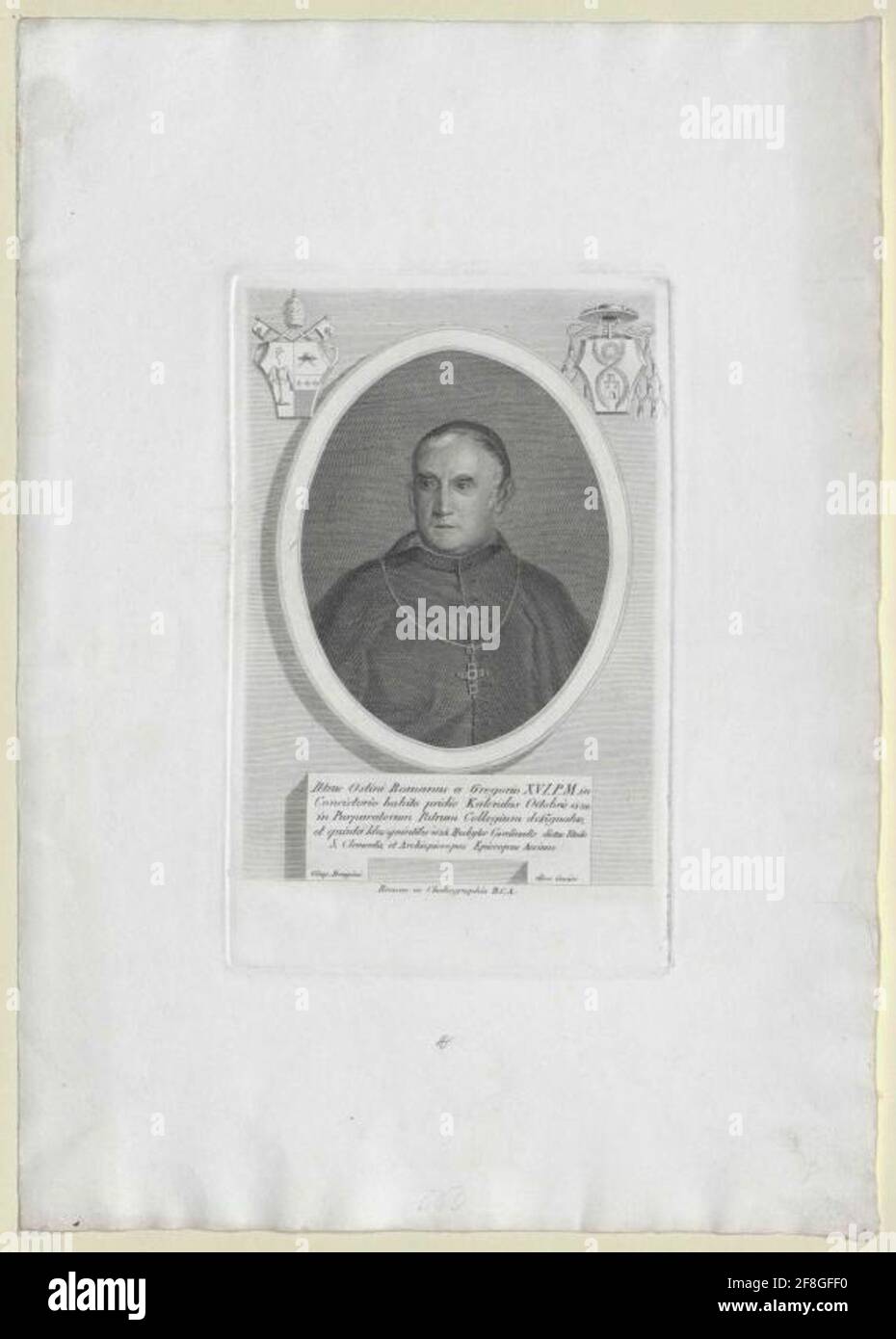 Unten, pietro. Stockfoto