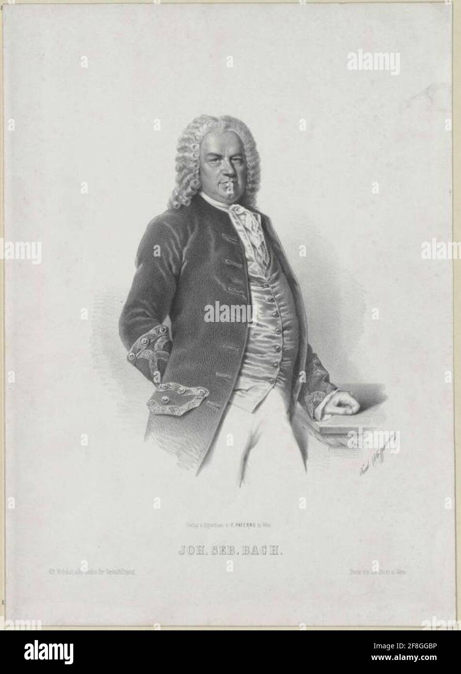 Bach, Johann Sebastian. Stockfoto