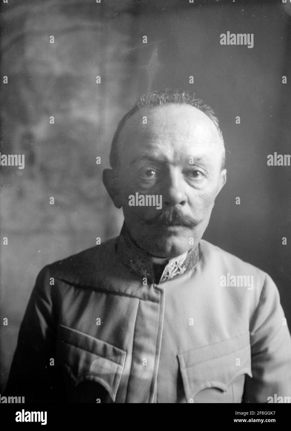 Feldmarschall Svetozar Boroevic von Bojna, General der Infanterie, Kommandeur der 5. Armee, frontale Aufnahme der Gesichtsaufnahme im Frühjahr 1916 in Postojna (Adelsberg) Slowenien Stockfoto
