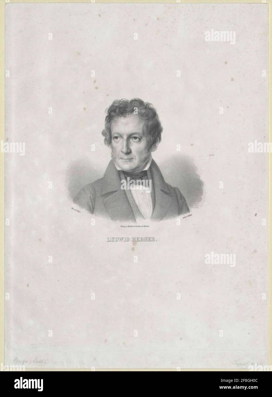 Berger, Ludwig. Stockfoto