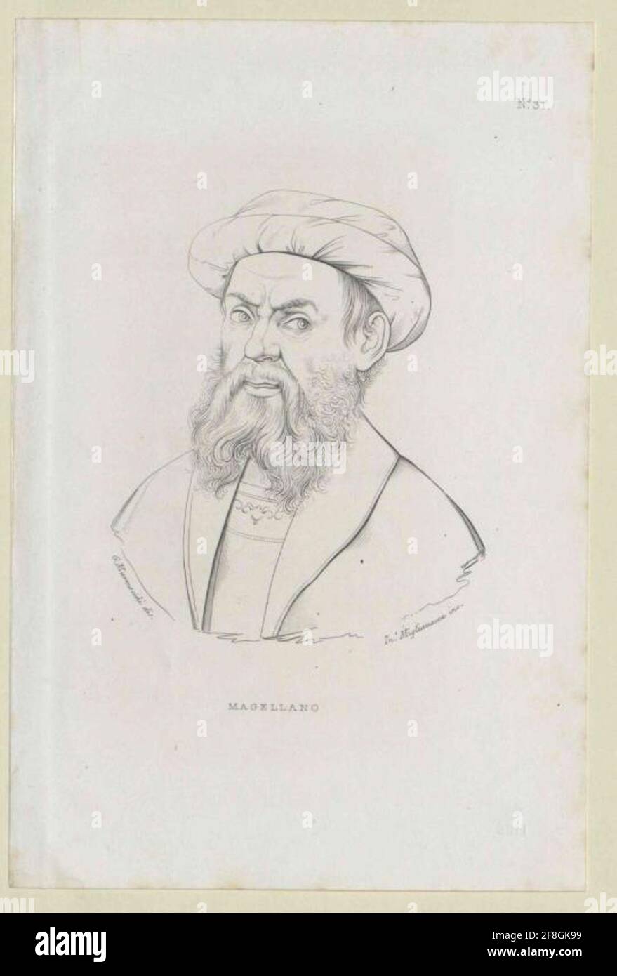 Magalhaes, Fernao de. Stockfoto