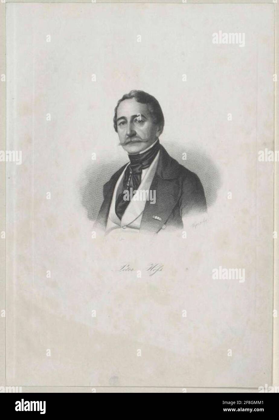 Hess, Peter von. Stockfoto