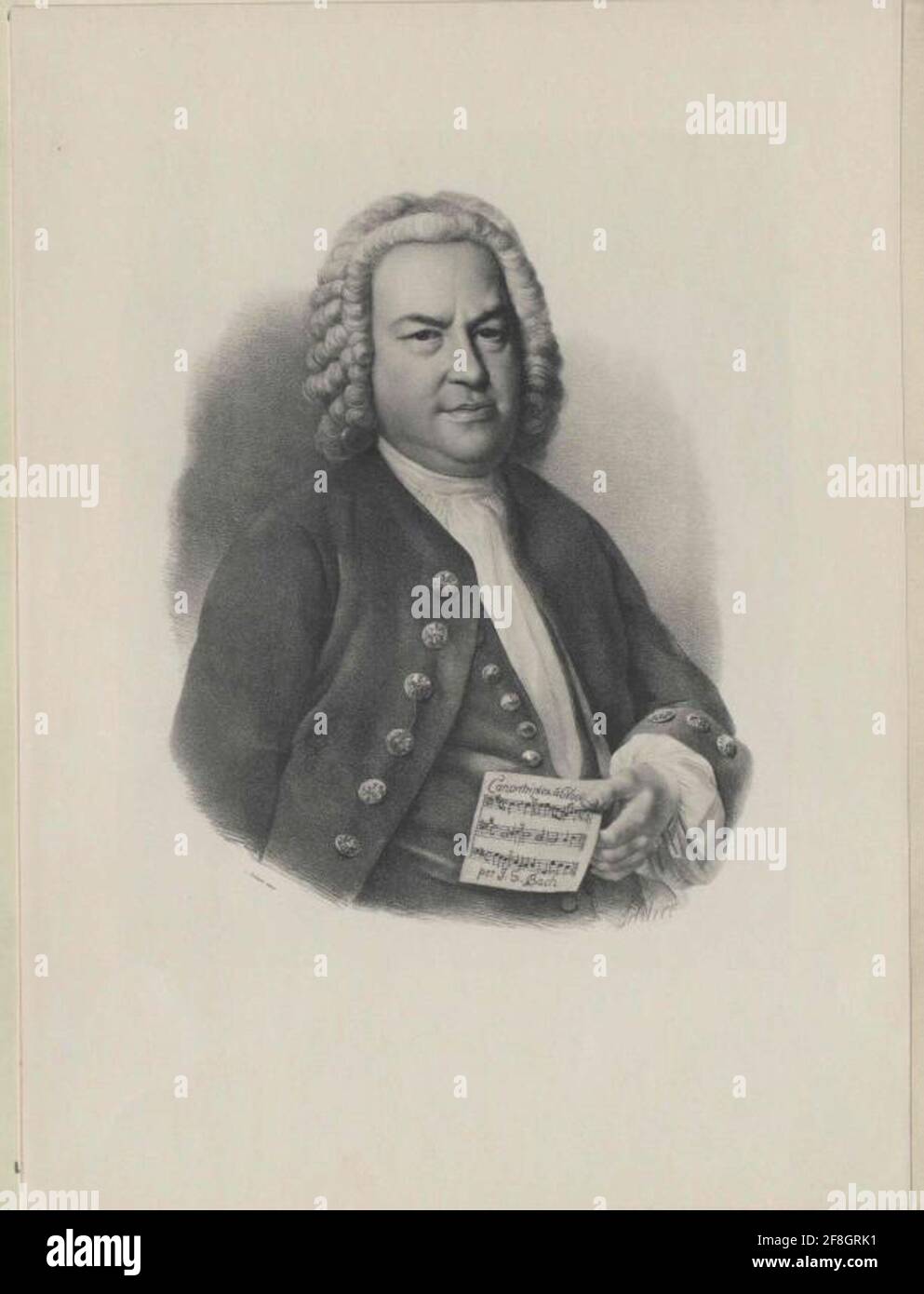 Bach, Johann Sebastian. Stockfoto
