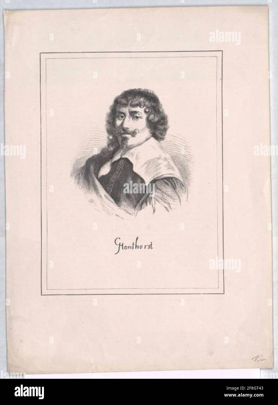 Honthorst, Gerrit van. Stockfoto