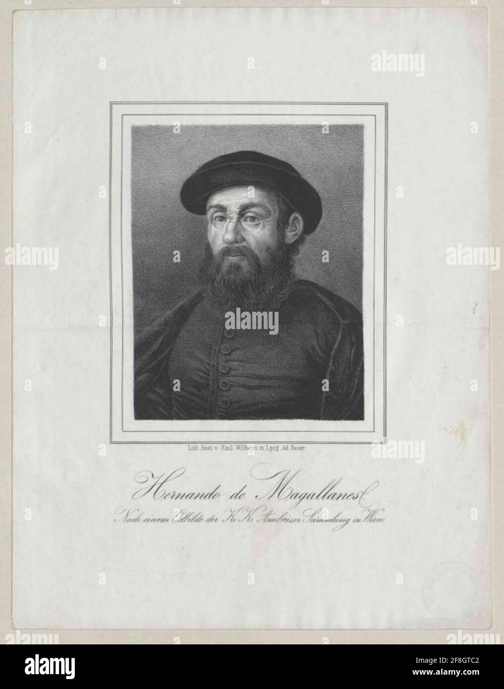 Magalhaes, Fernao de. Stockfoto