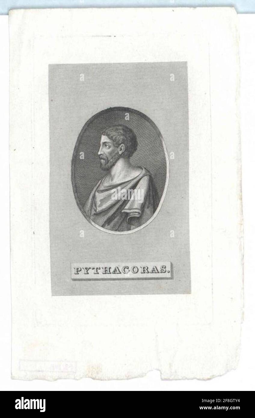 Pythagoras . Stockfoto