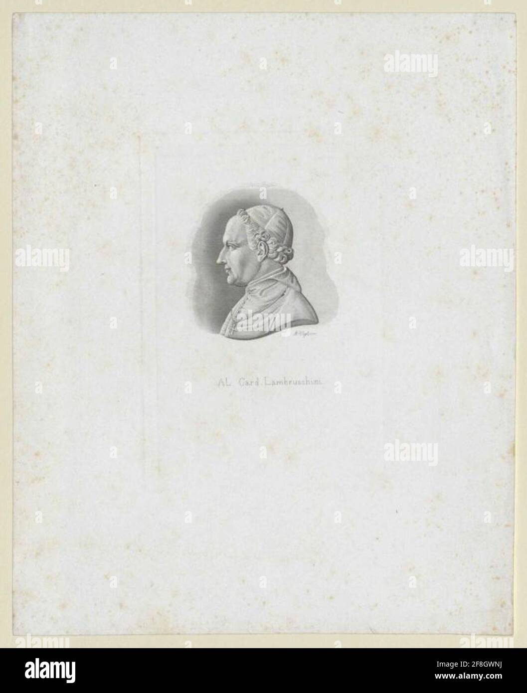 Lambruschini, Luigi. Stockfoto