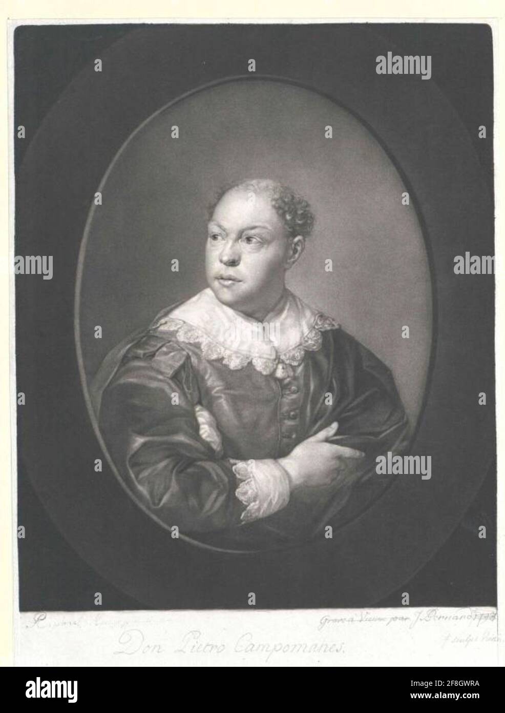 Campoma, Pedro Rodriguez Conde. Stockfoto