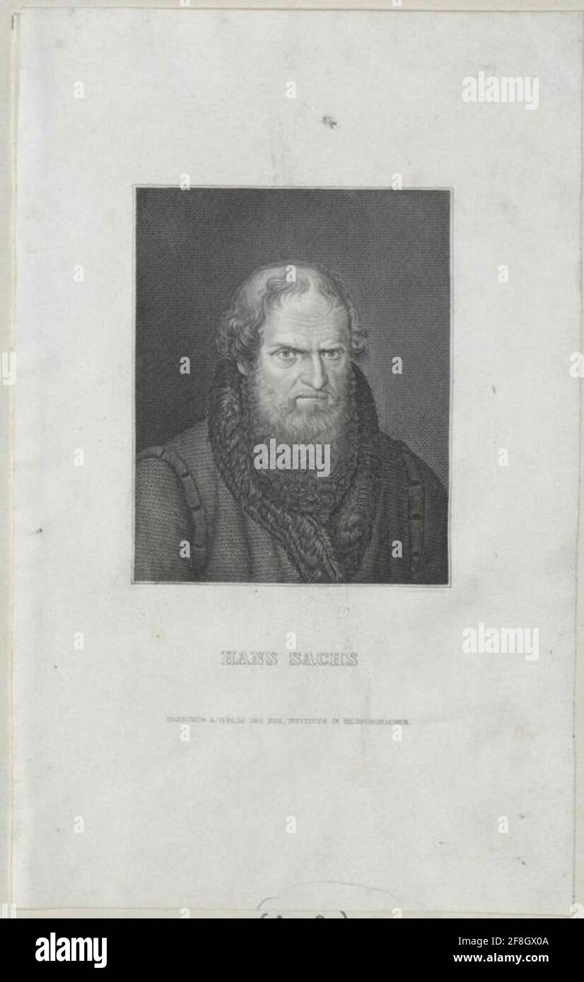 Sachs, Hans Verlag: Bibliographic Institute Dating: 1817/1866 Sport: Hildburghausen Stockfoto