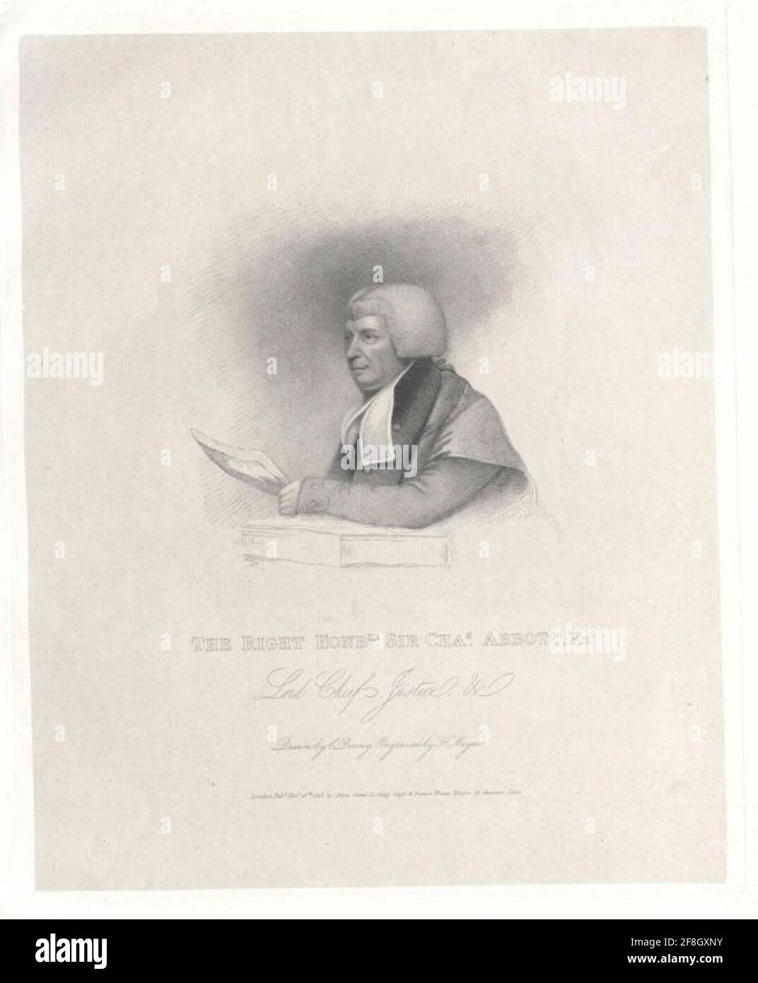 Abbott, 1. Baron Tenterden, Charles . Stockfoto