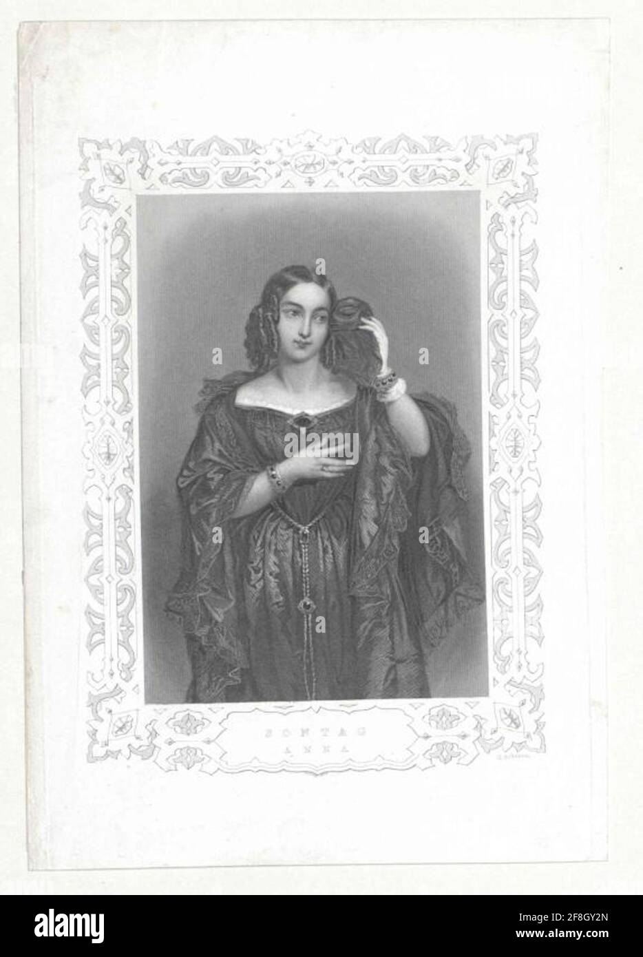 Sontag, Henriette Gertrude Walpurgis. Stockfoto