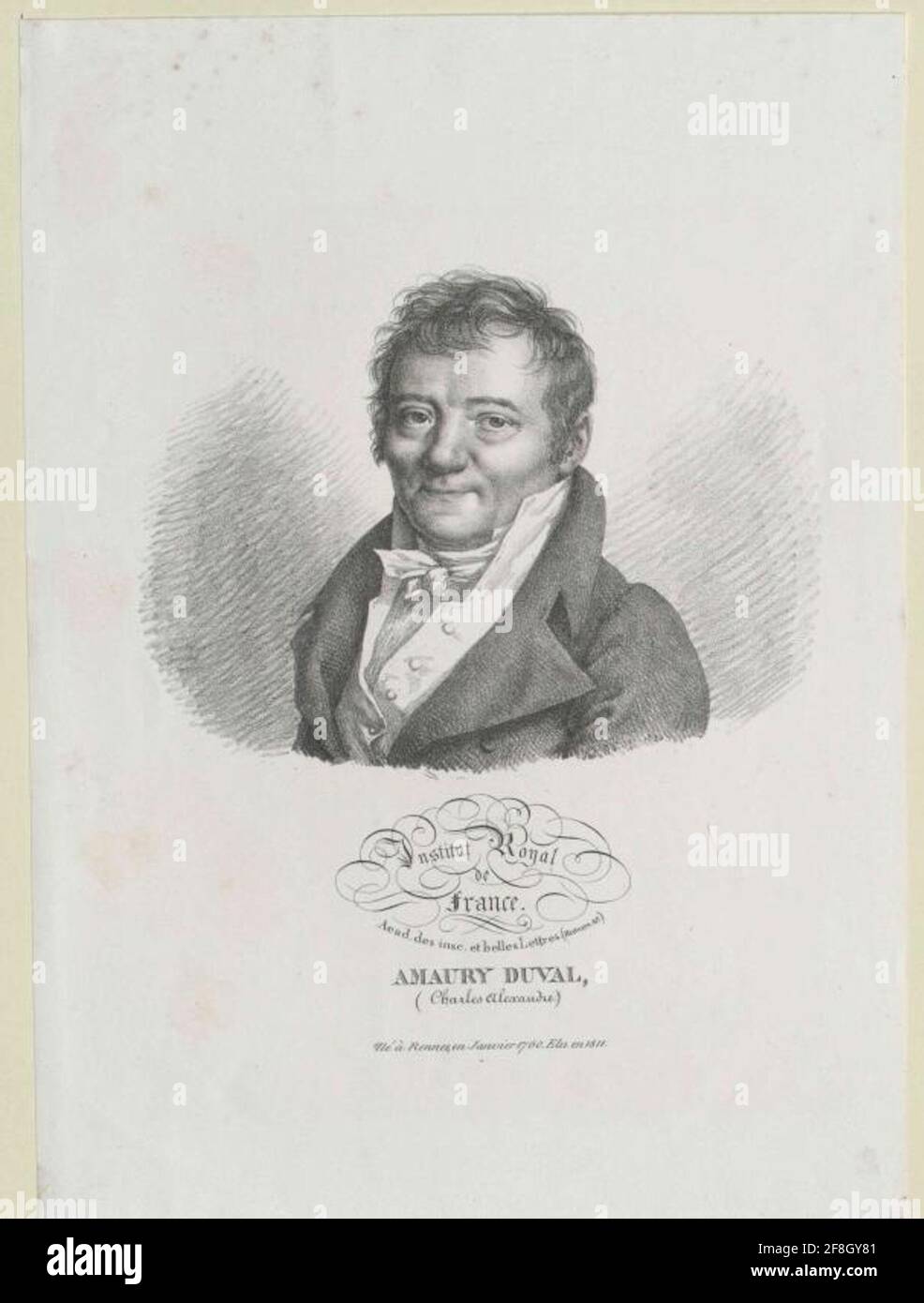 Duval, Charles-Alexandre-Amaury Poleux. Stockfoto