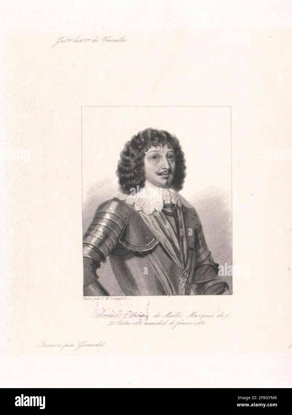 Maille, Marquis de Brézé, Urban. Stockfoto